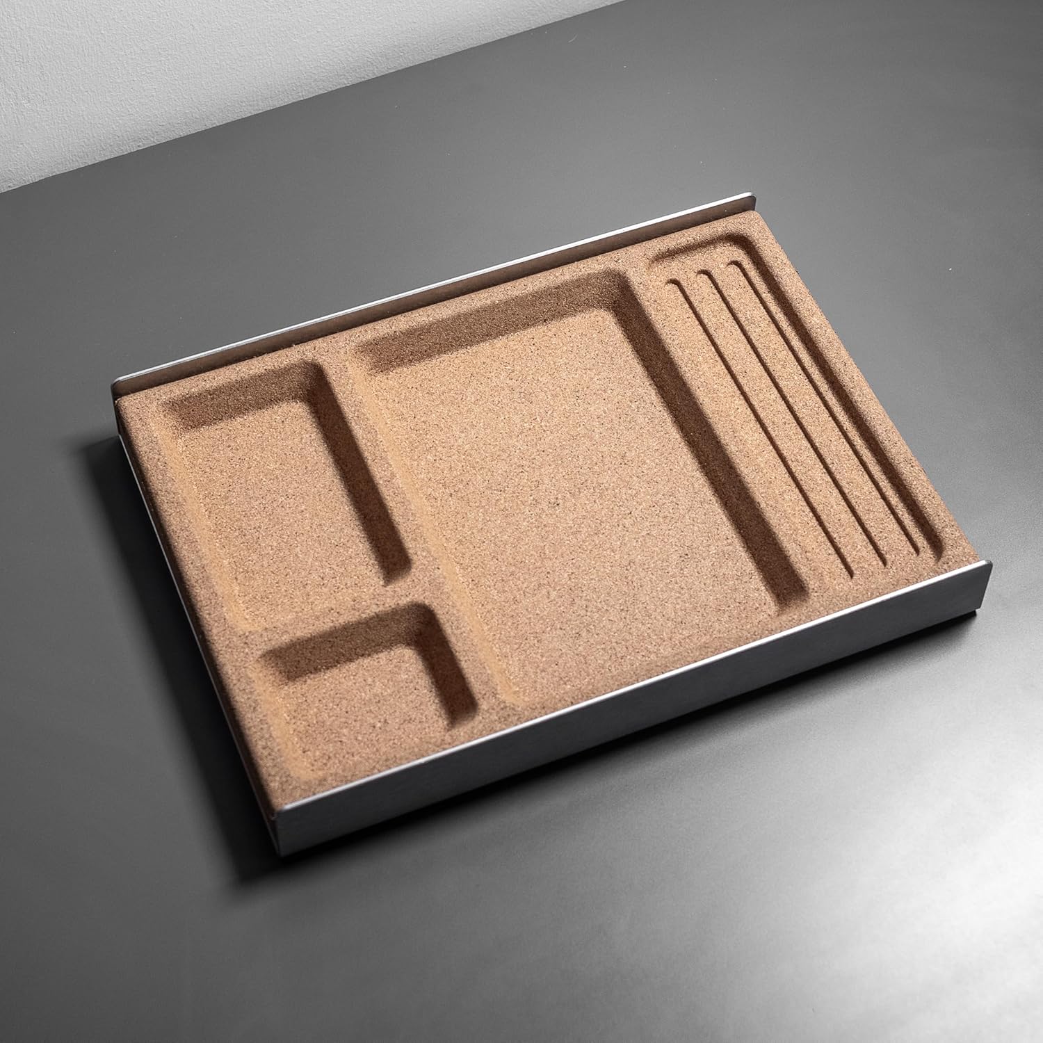 Desk Tray Organizer | Drawer Desk Organizer | Stationery Storage Tray | Aluminum Desk Organizer | Desktop Catchall Tray - PuriLite