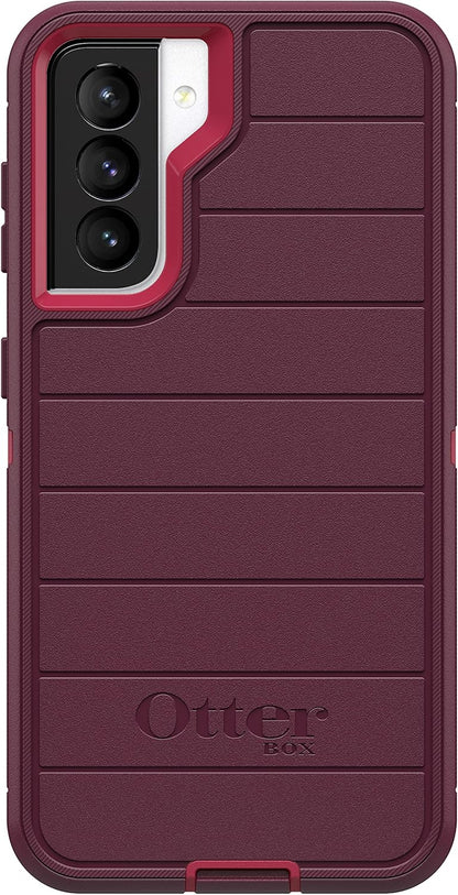 OtterBox Defender Series Rugged Case & Holster for Samsung Galaxy S21 5G (ONLY) Non-Retail Packaging - Black - with Microbial Defense