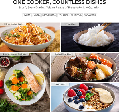 CUCKOO Rice Cooker 6 Cup Uncooked / 12 Cup Cooked, Classic Fuzzy Logic Rice Cooker Small with Delay Timer & Keep Warm Setting, Versatile Food Steamer for Cooking, Non-Stick Inner Pot, Red (CR-0655F)