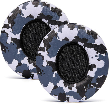 WC Extra Thick Replacement Earpads for Beats Solo 2 & 3 by Wicked Cushions - Ear Pads for Beats Solo 2 & 3 Wireless ON-Ear Headphones - Soft Leather, Luxury Memory Foam, Strong Adhesive | White