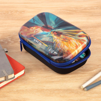 ZIPIT 3D Pencil Box for Kids | Lenticular Pencil Case for School | Large Capacity Pencil Pouch for Girls and Boys