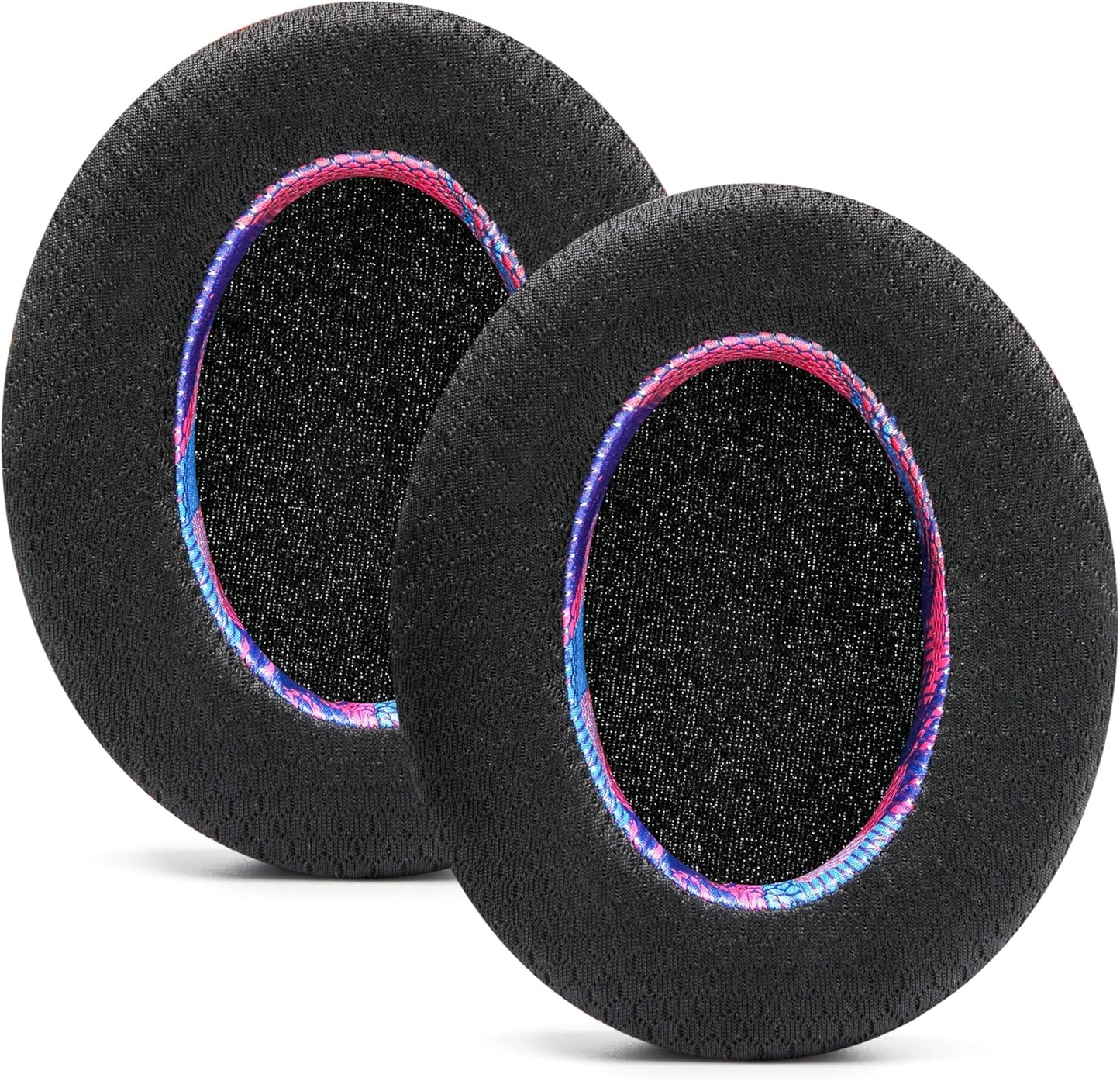 WC Freeze for Arctis Nova - Hybrid Fabric Cooling Gel Replacement Earpads for Arctis Nova Pro Wired, Nova 7, 5, 4, 3, 1 - Made by Wicked Cushions (Does Not Fit Nova Pro Wireless) | Black