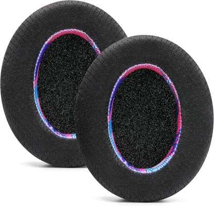 WC Freeze for Arctis Nova - Hybrid Fabric Cooling Gel Replacement Earpads for Arctis Nova Pro Wired, Nova 7, 5, 4, 3, 1 - Made by Wicked Cushions (Does Not Fit Nova Pro Wireless) | Black