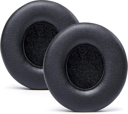 WC Extra Thick Replacement Earpads for Beats Solo 2 & 3 by Wicked Cushions - Ear Pads for Beats Solo 2 & 3 Wireless ON-Ear Headphones - Soft Leather, Luxury Memory Foam, Strong Adhesive | White