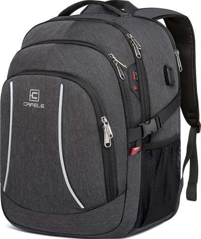 RFID Cafele Laptop Backpack Travel Computer Backpack College Bookbag School Backpack with USB Charging Port