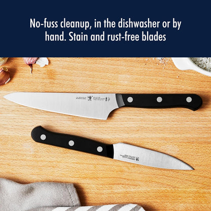 HENCKELS Solution Razor-Sharp 16-pc Self Sharpening Knife Block Set, Chef Knife, Bread Knife, Steak Knife, German Engineered Informed by 100+ Years of Mastery