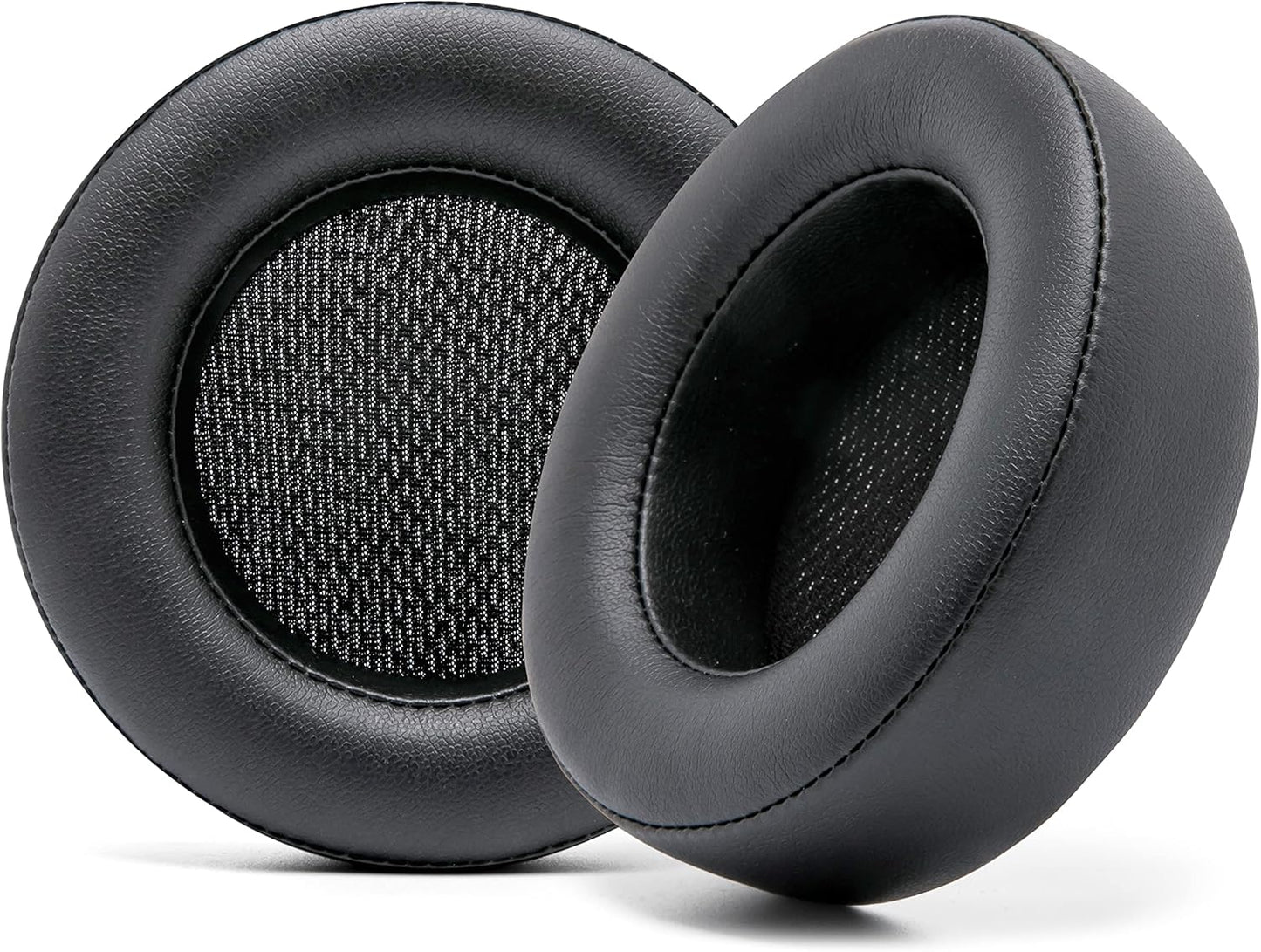 WC Upgraded Replacement Earpads for Corsair Virtuoso RGB Wireless Gaming Headset Made by Wicked Cushions | Improved Durability, Thickness, Softer Leather, and Sound Isolation | (90s White)