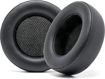 WC Upgraded Replacement Earpads for Corsair Virtuoso RGB Wireless Gaming Headset Made by Wicked Cushions | Improved Durability, Thickness, Softer Leather, and Sound Isolation | (90s White)