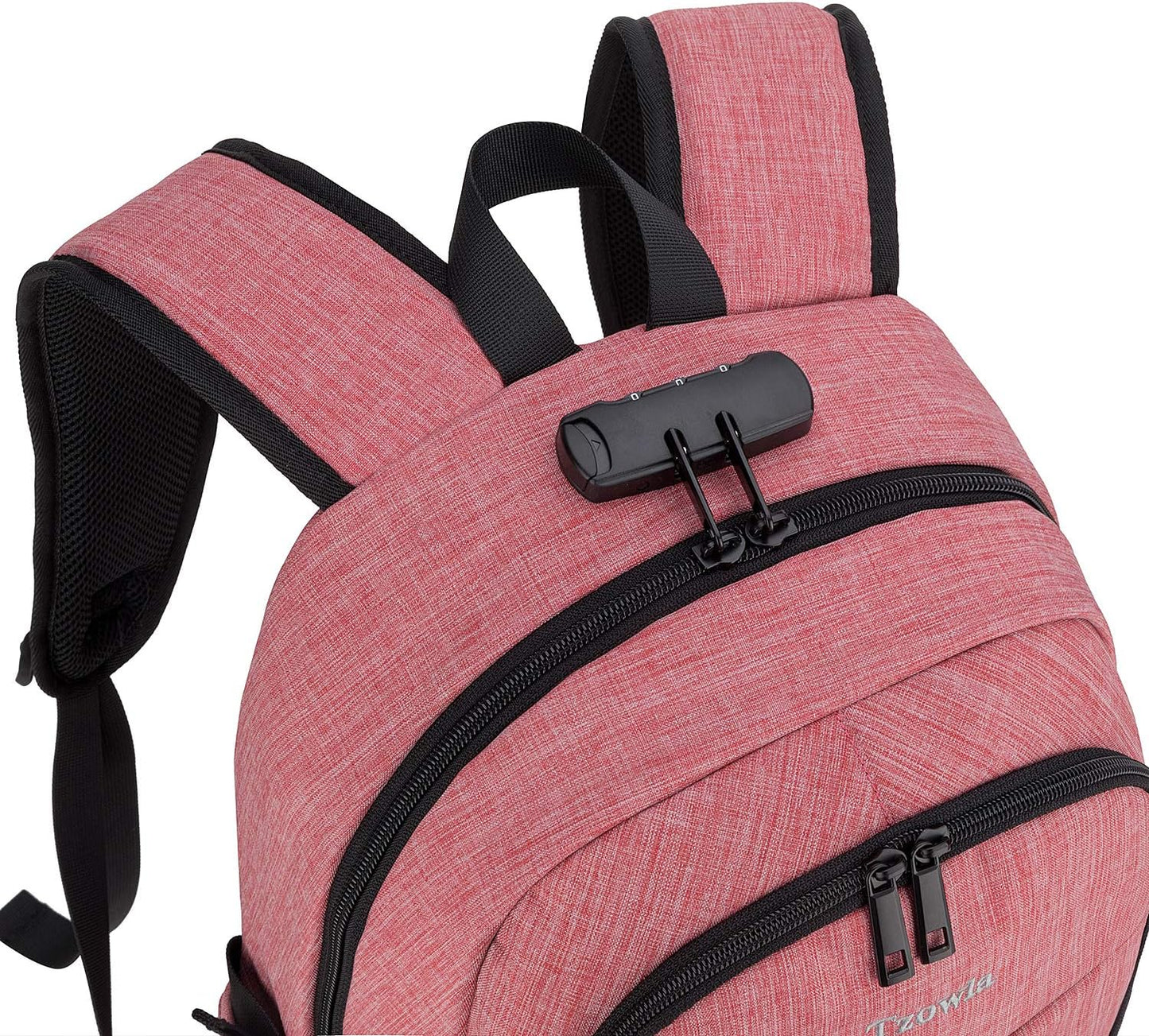 Tzowla Laptop Travel Slim School Backpack Water Resistant Anti-Theft Bag with USB Charging Port and Lock 15.6 Inch Computer Business Backpacks for Men Women College Student Gift,Bookbag Casual Daypack