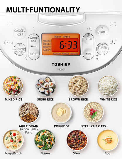 Toshiba Rice Cooker 6 Cup Uncooked –