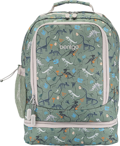 Bentgo Kids Prints 2-in-1 Backpack & Insulated Lunch Bag (Dinosaur)
