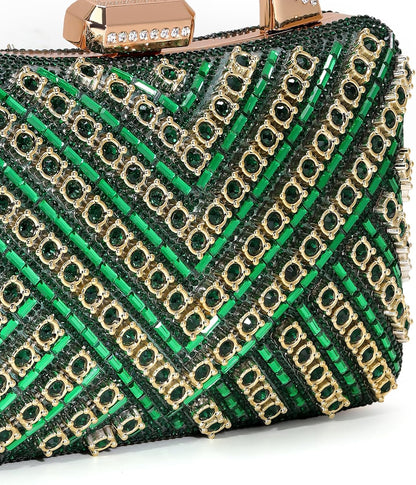 Elsblossion Clutch Purses for Women, Formal Evening Bag, Sparkly Rhinestone Purse for Party, Prom, Wedding