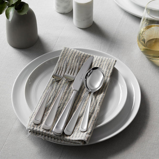 Zwilling J.A. Henckels Flatware Set, Silver Silvano 45pc Set, Regular - PuriLite