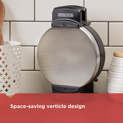 BLACK+DECKER WMB500 Belgian Waffle Maker, Stainless Steel
