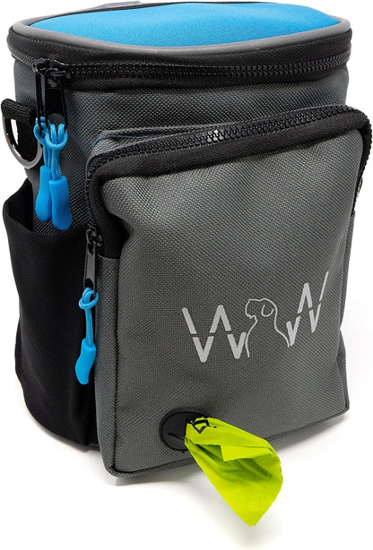 Wolf in Winter Quickdraw XL Dog Treat Pouch Bag for Training with Waste Bag Holder Phone Pocket and Belt Clip – Dog Accessories for Walking Hiking and Puppy Essentials – (Raspberry)