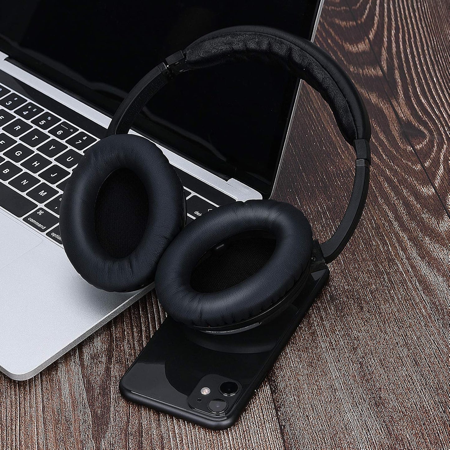 SoloWIT Earpads Cushions for Bose Headphones, Replacement Ear Pads for Bose QuietComfort 15 QC15 QC25 QC2 QC35/Ae2 Ae2i Ae2w/SoundTrue & SoundLink Around-Ear Series - QC25 PL Black&Blue