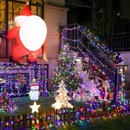 JMEXSUSS 66ft 200 LED Halloween Lights Outdoor, Orange String Lights Clear Wire, 8 Modes Orange Halloween Christmas String Lights Plug in for Tree Indoor Patio Garden Thanksgiving Decorations