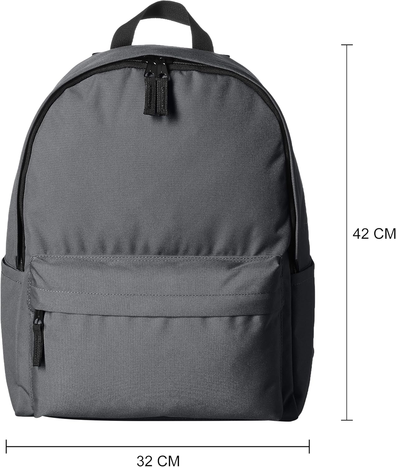 Amazon Basics Classic School Backpack - Black
