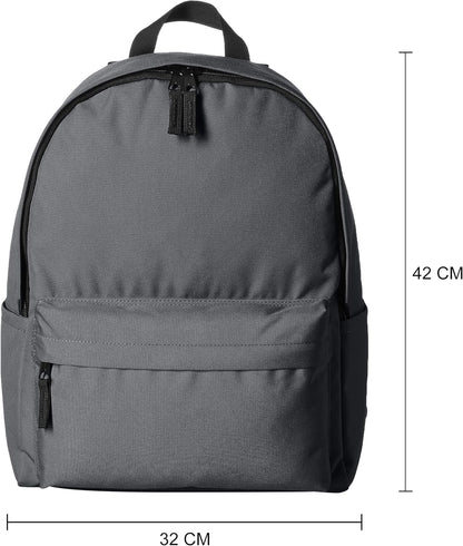 Amazon Basics Classic School Backpack - Black