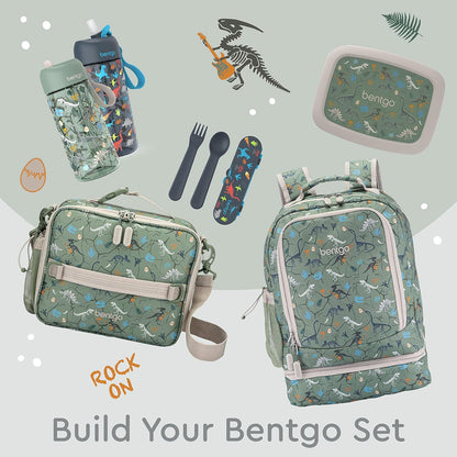 Bentgo Kids Prints 2-in-1 Backpack & Insulated Lunch Bag (Dinosaur)