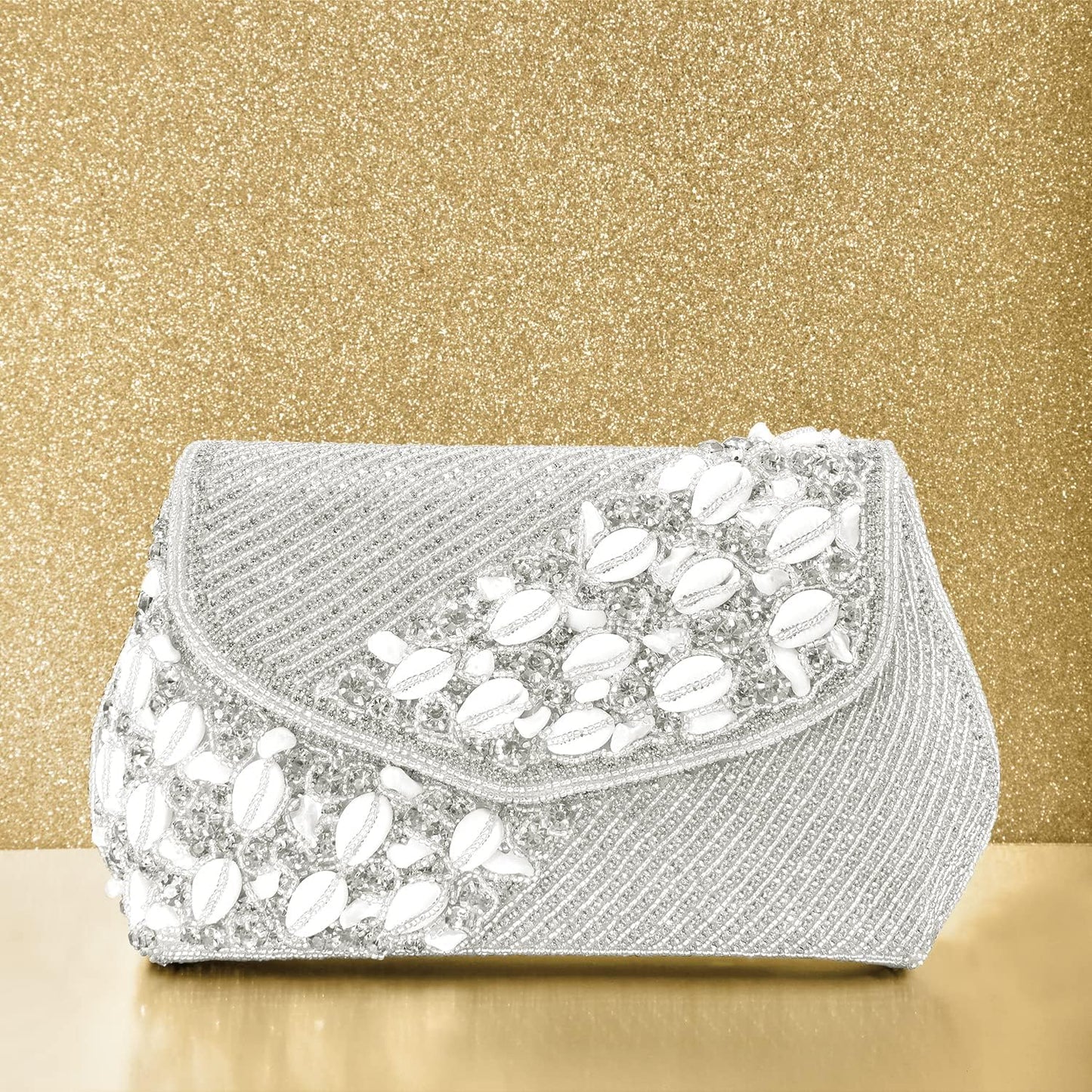 Aheli Indian Potli Bags Gift for Women Evening Bag Clutch Ethnic Bride Purse with Drawstring