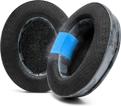 WC Freeze for Arctis Nova - Hybrid Fabric Cooling Gel Replacement Earpads for Arctis Nova Pro Wired, Nova 7, 5, 4, 3, 1 - Made by Wicked Cushions (Does Not Fit Nova Pro Wireless) | Black