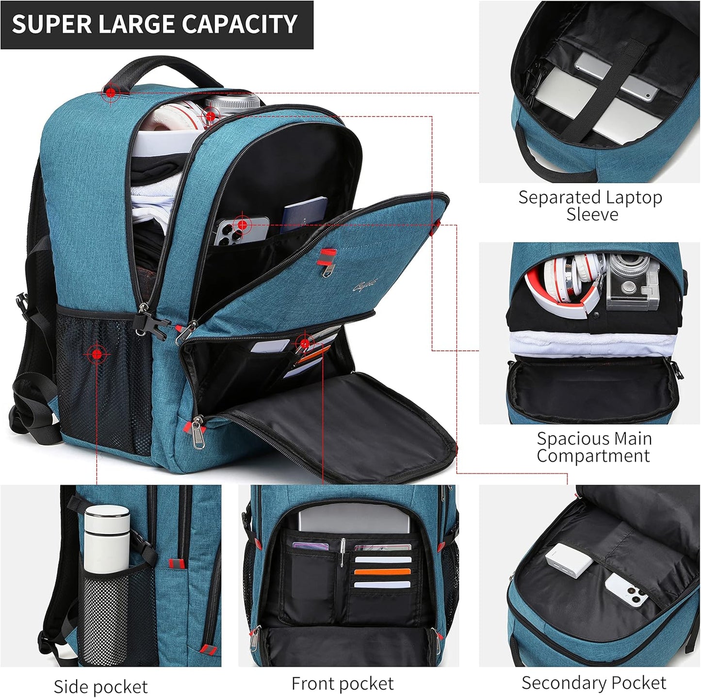 Laptop Backpack Travel Computer Backpack College Bookbag School Backpack