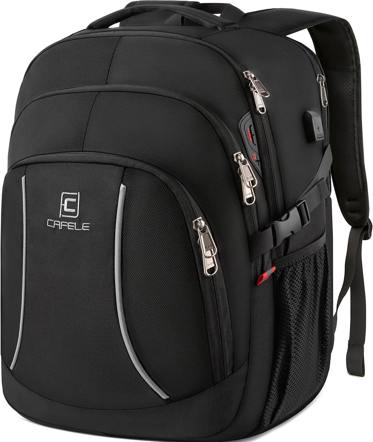 RFID Cafele Laptop Backpack Travel Computer Backpack College Bookbag School Backpack with USB Charging Port