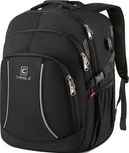 RFID Cafele Laptop Backpack Travel Computer Backpack College Bookbag School Backpack with USB Charging Port