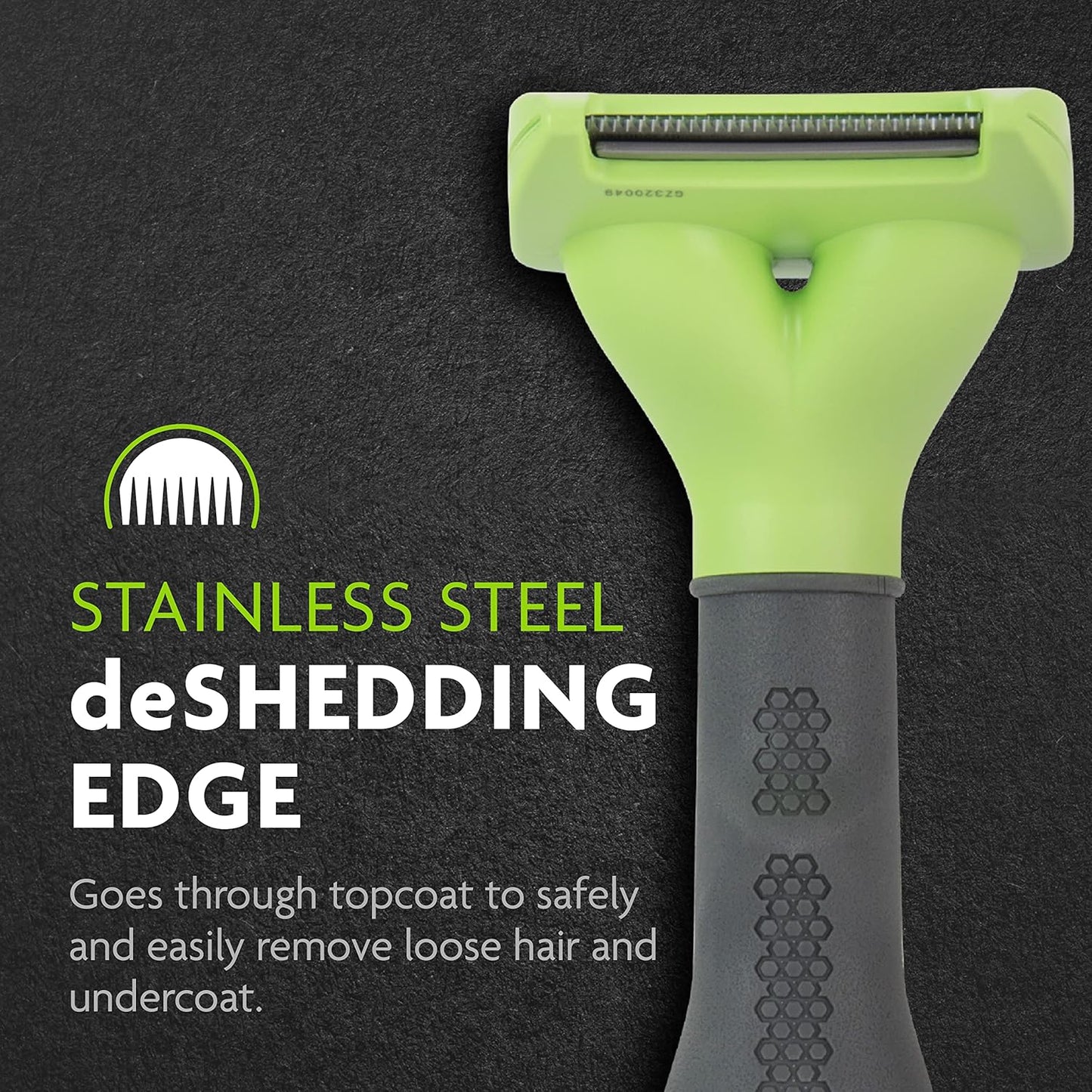 FURminator Undercoat Deshedding Tool for Dogs, Deshedding Brush for Dogs, Removes Loose Hair and Combats Dog Shedding