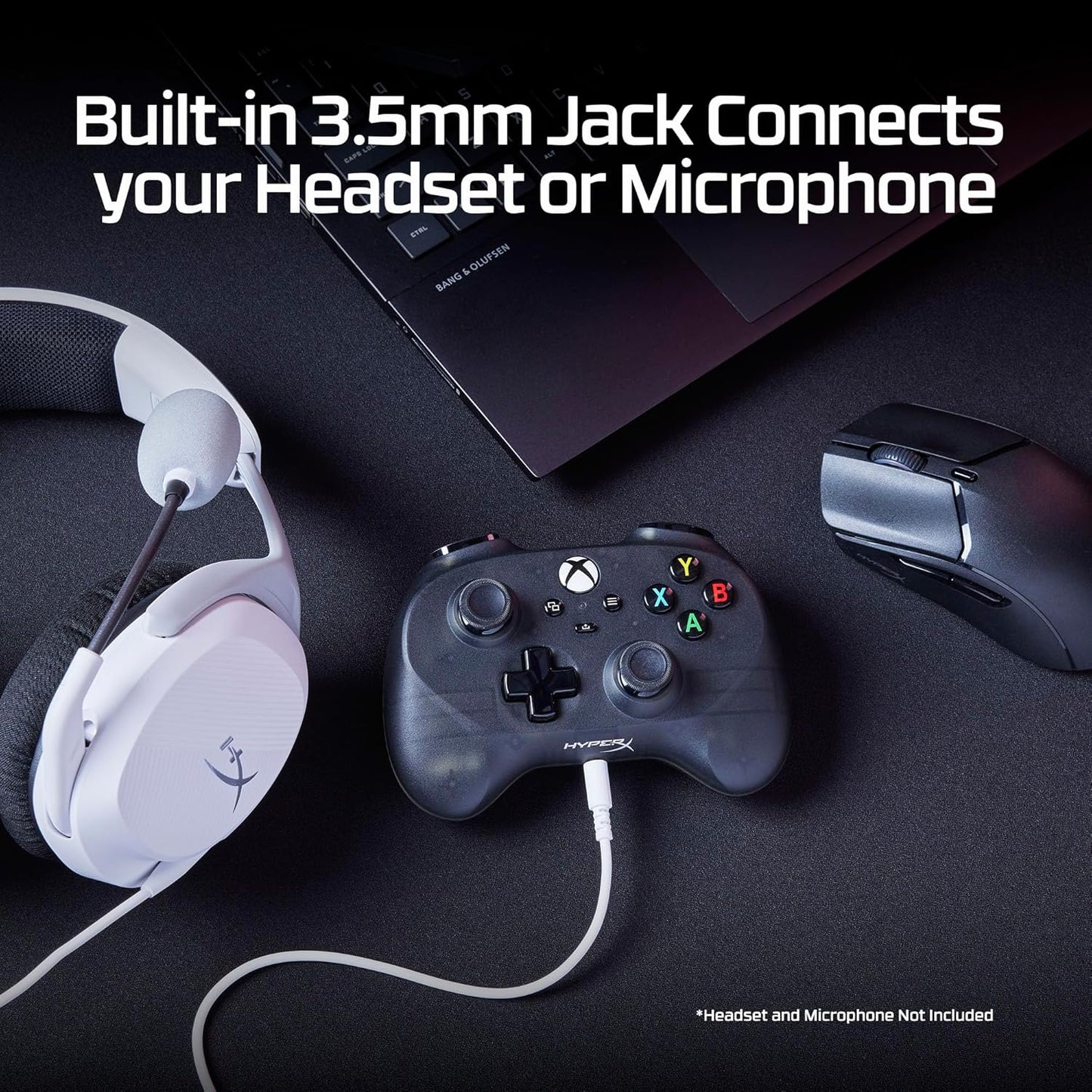HyperX Clutch Gladiate – Wired Controller for Xbox One, Xbox Series X|S, PC, Officially Licensed by Xbox, Dual Trigger Locks, Programmable Buttons, Dual Rumble Motors