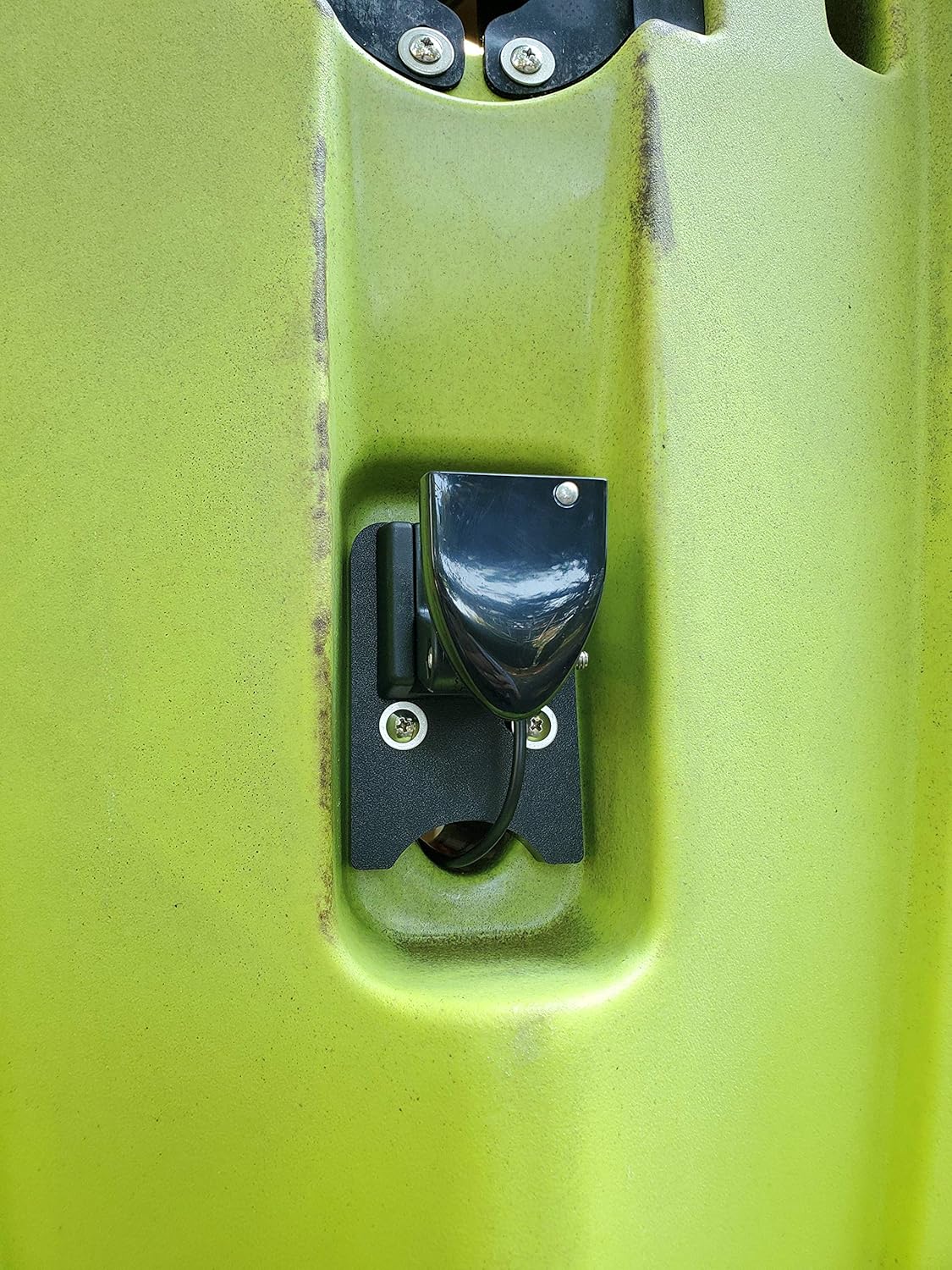Perception Kayaks Fish Finder Transducer Mounting Plate, Black, One Size