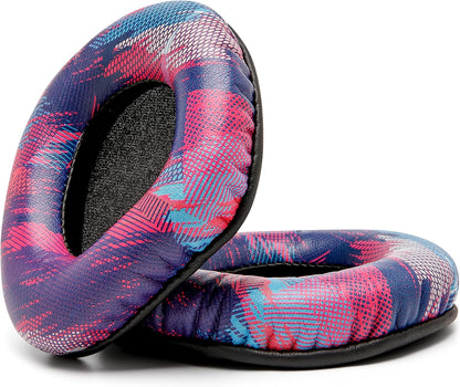 WC Upgraded Replacement Earpads for Corsair Void & Corsair Void Pro Wired & Wireless Gaming Headsets Made by Wicked Cushions | Improved Durability, Thickness, and Sound Isolation | (Red Camo)