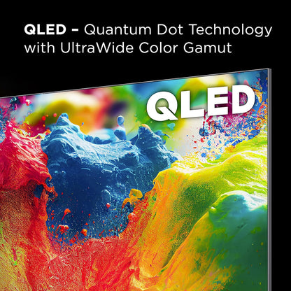 TCL 55-Inch Q7 QLED 4K Smart Q LED TV with Google TV (55QM750G, 2023 Model) Dolby Vision IQ, Dolby Atmos, HDR, Game Accelerator up to 240Hz, Voice Remote, Works with Alexa, Streaming Television