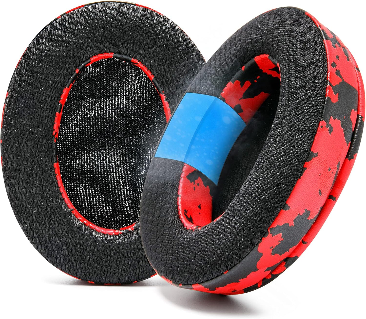 WC Freeze for Arctis Nova - Hybrid Fabric Cooling Gel Replacement Earpads for Arctis Nova Pro Wired, Nova 7, 5, 4, 3, 1 - Made by Wicked Cushions (Does Not Fit Nova Pro Wireless) | Black