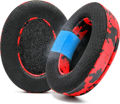 WC Freeze for Arctis Nova - Hybrid Fabric Cooling Gel Replacement Earpads for Arctis Nova Pro Wired, Nova 7, 5, 4, 3, 1 - Made by Wicked Cushions (Does Not Fit Nova Pro Wireless) | Black