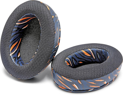 WC Freeze for Arctis Nova - Hybrid Fabric Cooling Gel Replacement Earpads for Arctis Nova Pro Wired, Nova 7, 5, 4, 3, 1 - Made by Wicked Cushions (Does Not Fit Nova Pro Wireless) | Black