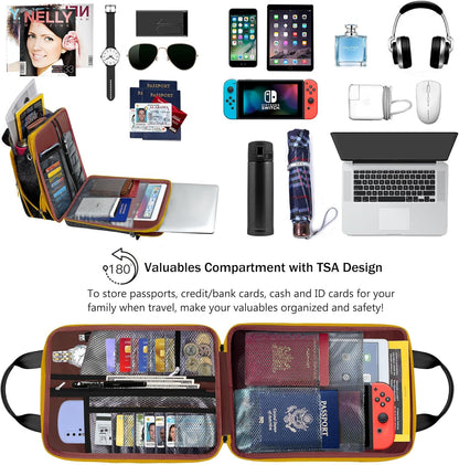 ZINZ Slim & Expandable Case 12.9 13 inch Travel Laptop Shoulder Bag for MacBook Air 13" M3/M2/M1, MacBook Pro 13" M2/M1, iPad Pro 12.9"/13"/11", iPad Air 13",L01G03 - PuriLite