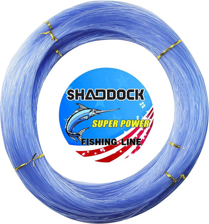 Monofilament Fishing Line Nylon Mono Lines 500M- (13LB-396 LB) Super Strong Monofilament Fishing Leader Line Speargun Line for Saltwater/Freshwater, 547yds