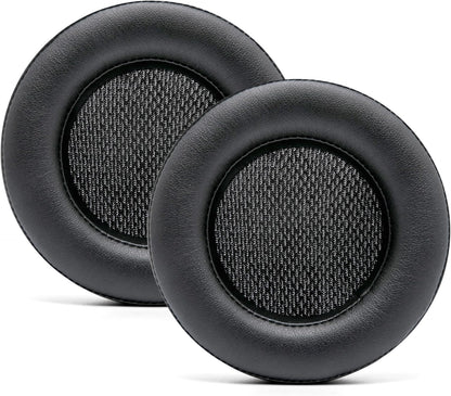 WC Upgraded Replacement Earpads for Corsair Virtuoso RGB Wireless Gaming Headset Made by Wicked Cushions | Improved Durability, Thickness, Softer Leather, and Sound Isolation | (90s Black)