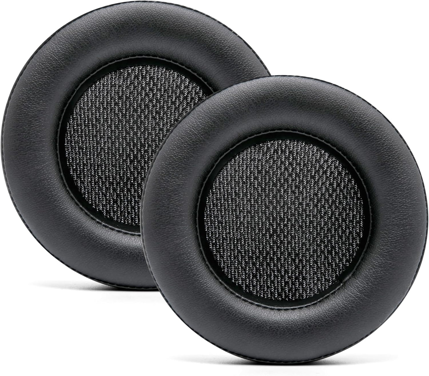 WC Upgraded Replacement Earpads for Corsair Virtuoso RGB Wireless Gaming Headset Made by Wicked Cushions | Improved Durability, Thickness, Softer Leather, and Sound Isolation | (Geo Grey)