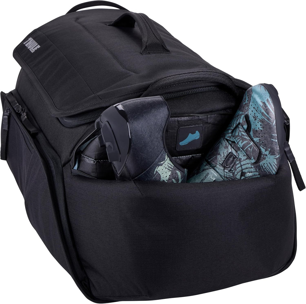 Thule RoundTrip Bike Gear Duffel 55L, Water Resistant, Black