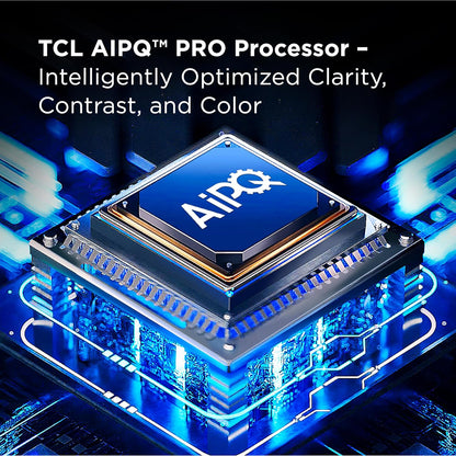 TCL 55-Inch Q7 QLED 4K Smart Q LED TV with Google TV (55QM750G, 2023 Model) Dolby Vision IQ, Dolby Atmos, HDR, Game Accelerator up to 240Hz, Voice Remote, Works with Alexa, Streaming Television