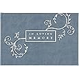 Skyline Funeral Guest Book for Memorial & Funeral Services – in Loving Memory Guest Sign in Book for Funerals – 738 Guest Entries with Name & Address, 129 Pages, Hardcover, 10x7″ (Purple) - PuriLite