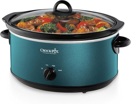 Crockpot SCV700-KT Design to Shine 7QT Slow Cooker Turquoise - PuriLite