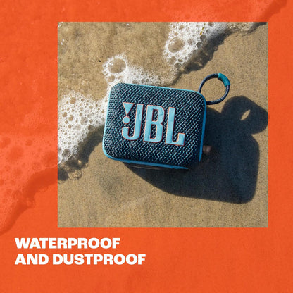 JBL Go 4 - Ultra-Portable, Waterproof and Dustproof Bluetooth Speaker, 7-Hour Built-in Battery, Made in Part with Recycled Materials (Purple)