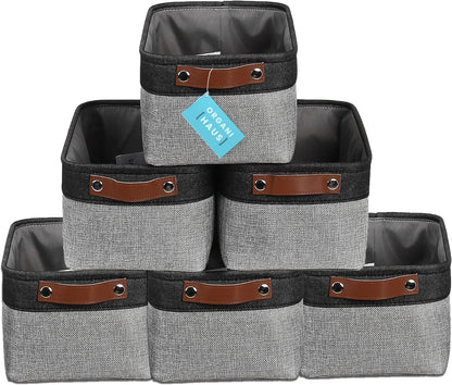 OrganiHaus Large Fabric Storage Baskets for Shelves 3 Pack, 15x11in Closet Storage Bins for Shelves, Cloth Baskets, Fabric Storage Cubes, Linen Closet Organizers, Fabric Basket, White Basket