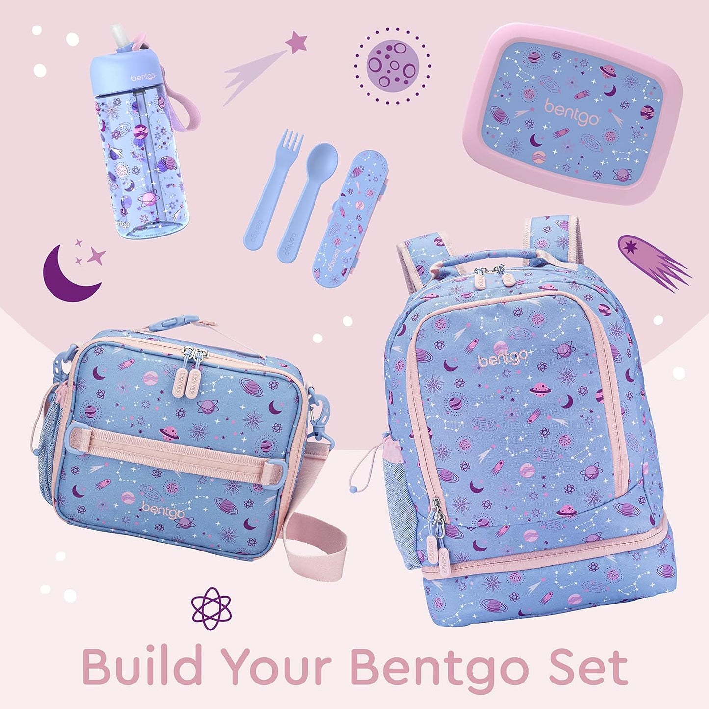 Bentgo Kids Prints 2-in-1 Backpack & Insulated Lunch Bag (Dinosaur)