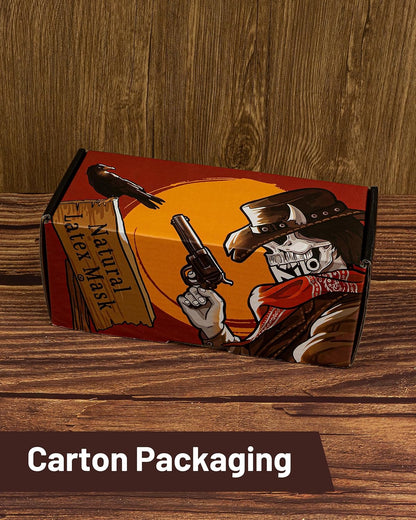 AQKILO Halloween Skull Mask Scary Latex Full Head Realistic Masks Fancy Dress for Halloween Carnival Costume Party