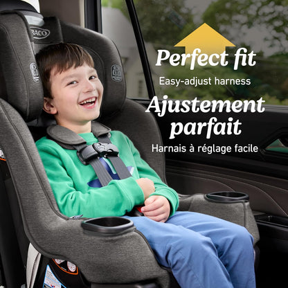 Graco Extend2Fit Convertible Car Seat, 2-in-1 Forward & Rear-Facing Baby Car Seat, 1.8-30 kg (4-65 lb), Titus